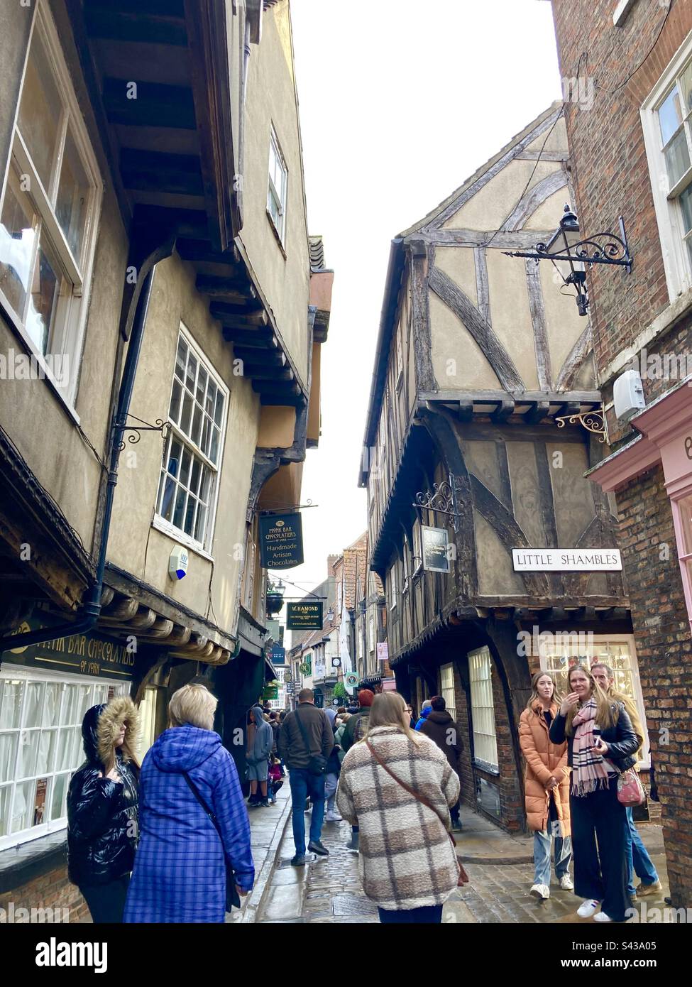 The Shambles York - Smartphone Captured Stock Image