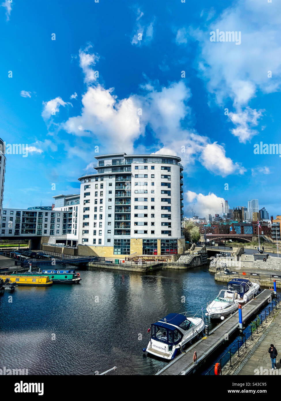 Docklands in Leeds city centre - Smartphone Captured Stock Image