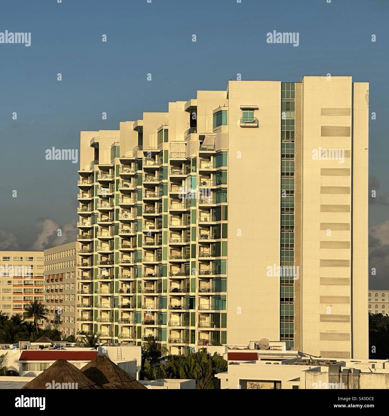 January, 2023, Dreams Sands Cancun Resort and Spa, Hotel Zone, Cancun, Quintana Roo, Yucatan Peninsula, Mexico - Smartphone Captured Stock Image