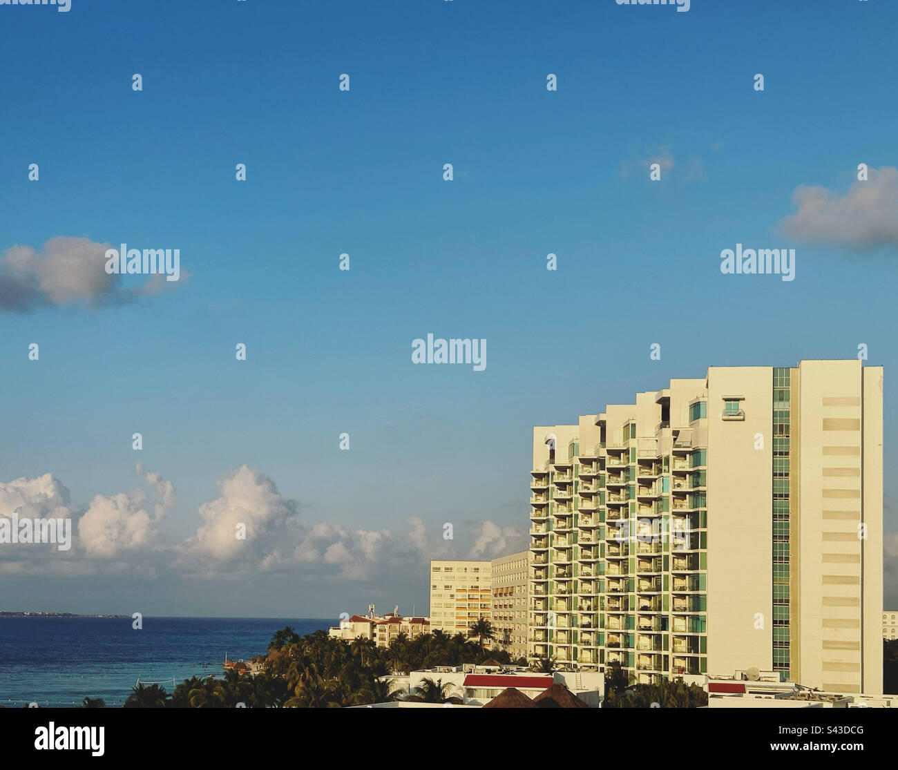 January, 2023, Dreams Sands Cancun Resort and Spa, Hotel Zone, Cancun, Quintana Roo, Yucatan Peninsula, Mexico - Smartphone Captured Stock Image