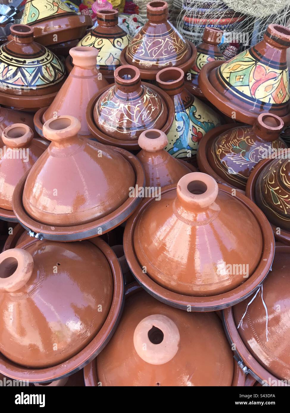 Tajine ceramics Stock Photo