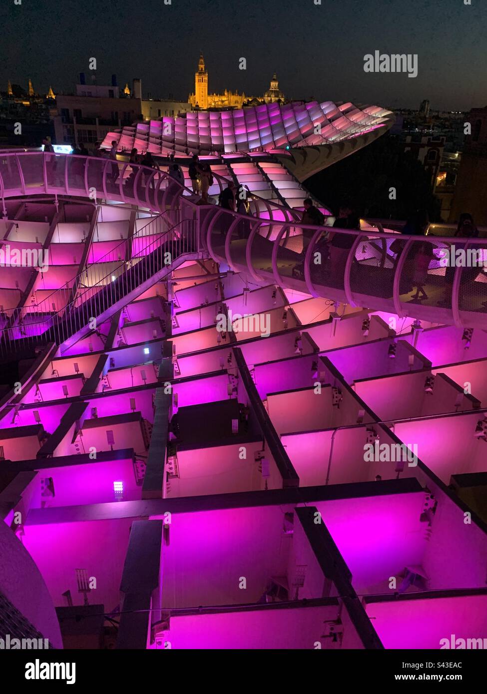 Setas de Sevilla metropol parasol Spain - Smartphone Captured Stock Image