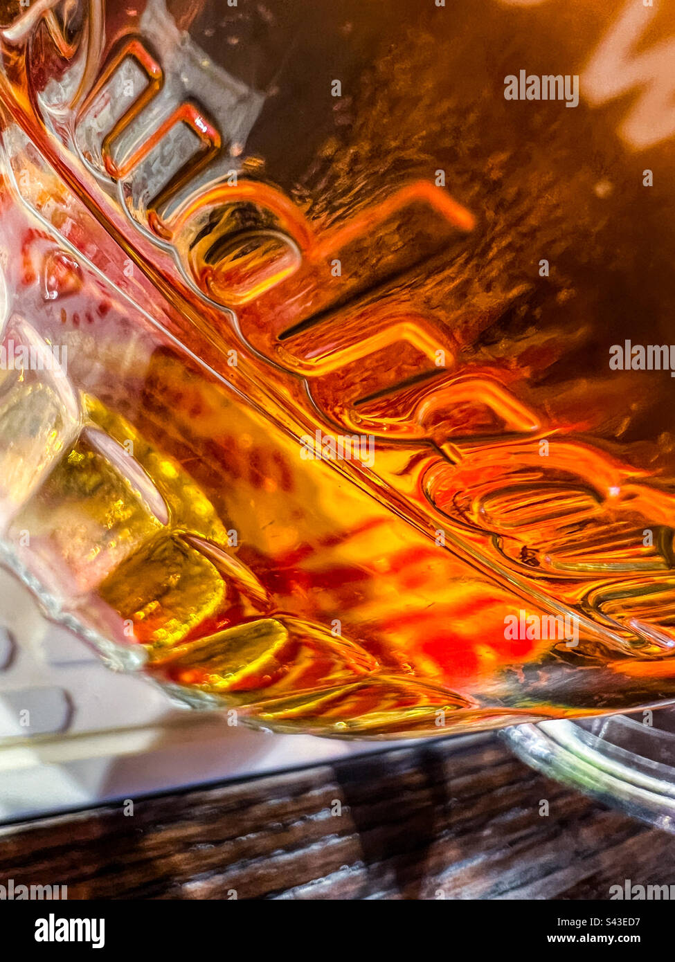 Pint of lager - Smartphone Captured Stock Image