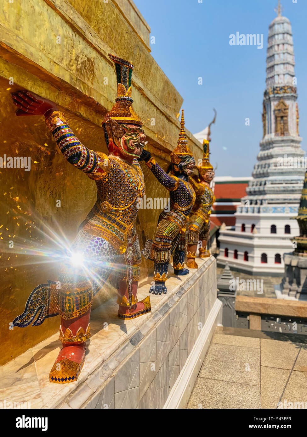 The Grand Palace, Bangkok, Thailand - Smartphone Captured Stock Image