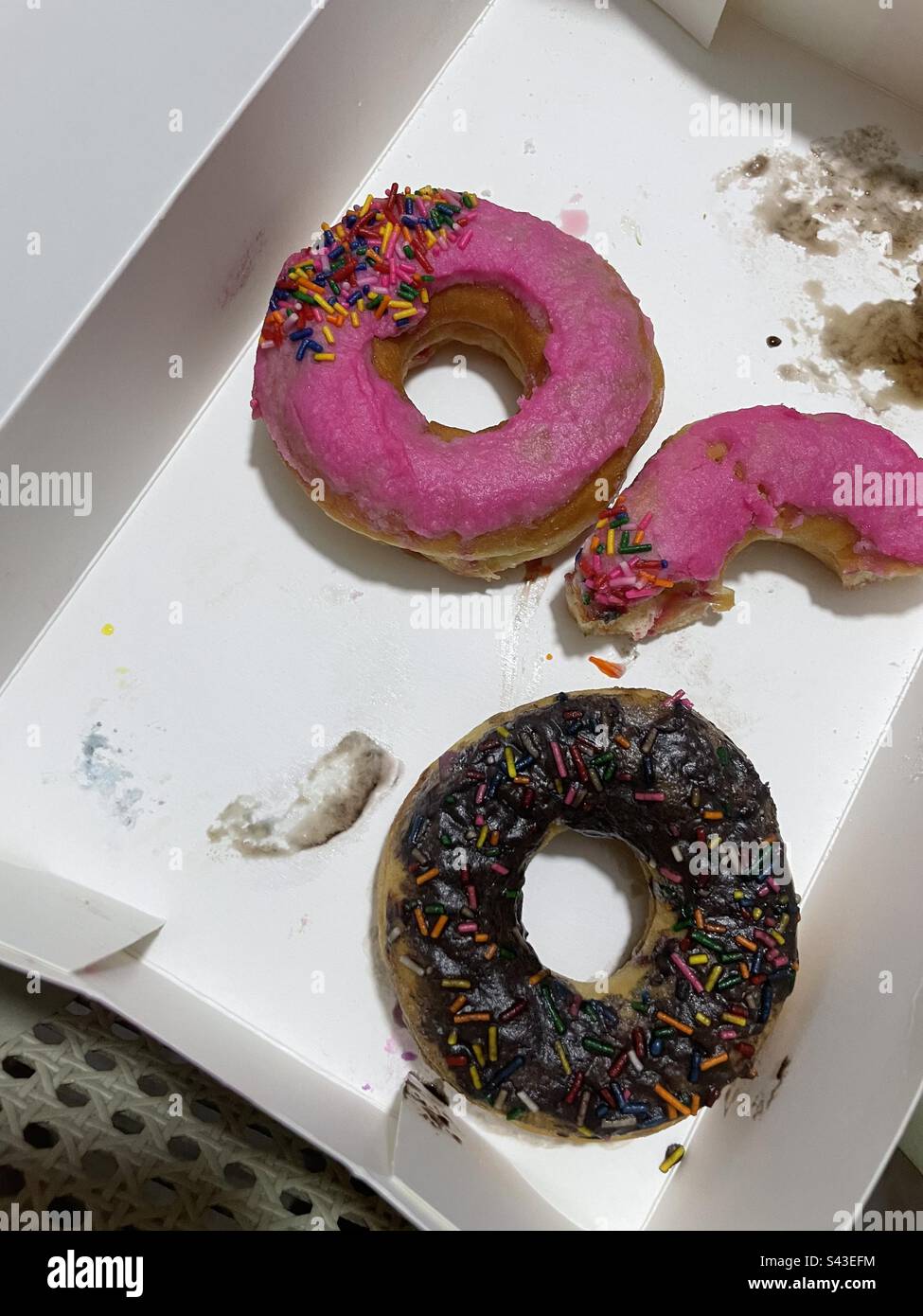 Who can refuse donuts Stock Photo Alamy