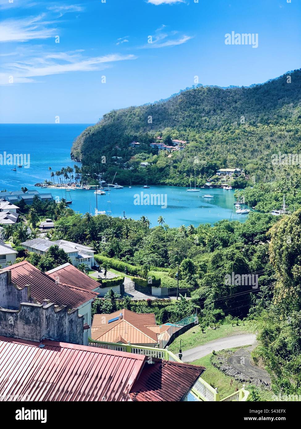 Marigot Bay, St. Lucia Stock Photo Alamy