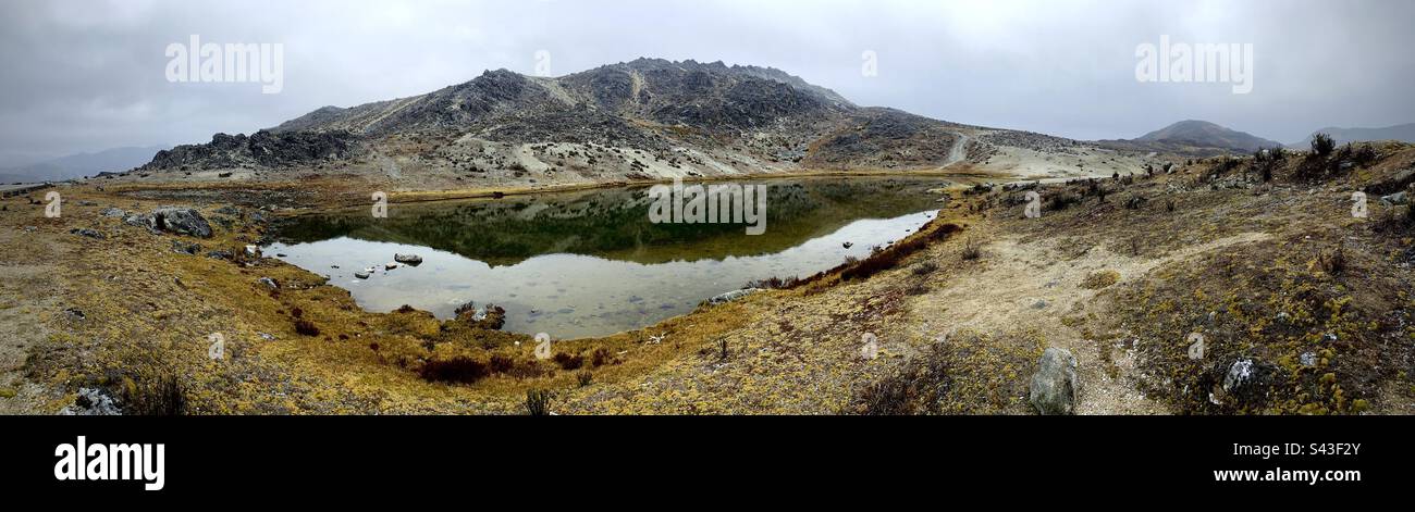 Andes Lake Stock Photo