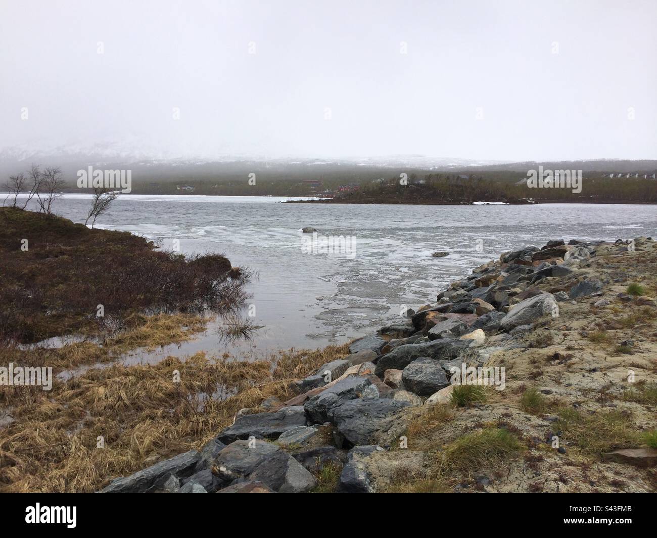 Lake in Lapland Stock Photo Alamy