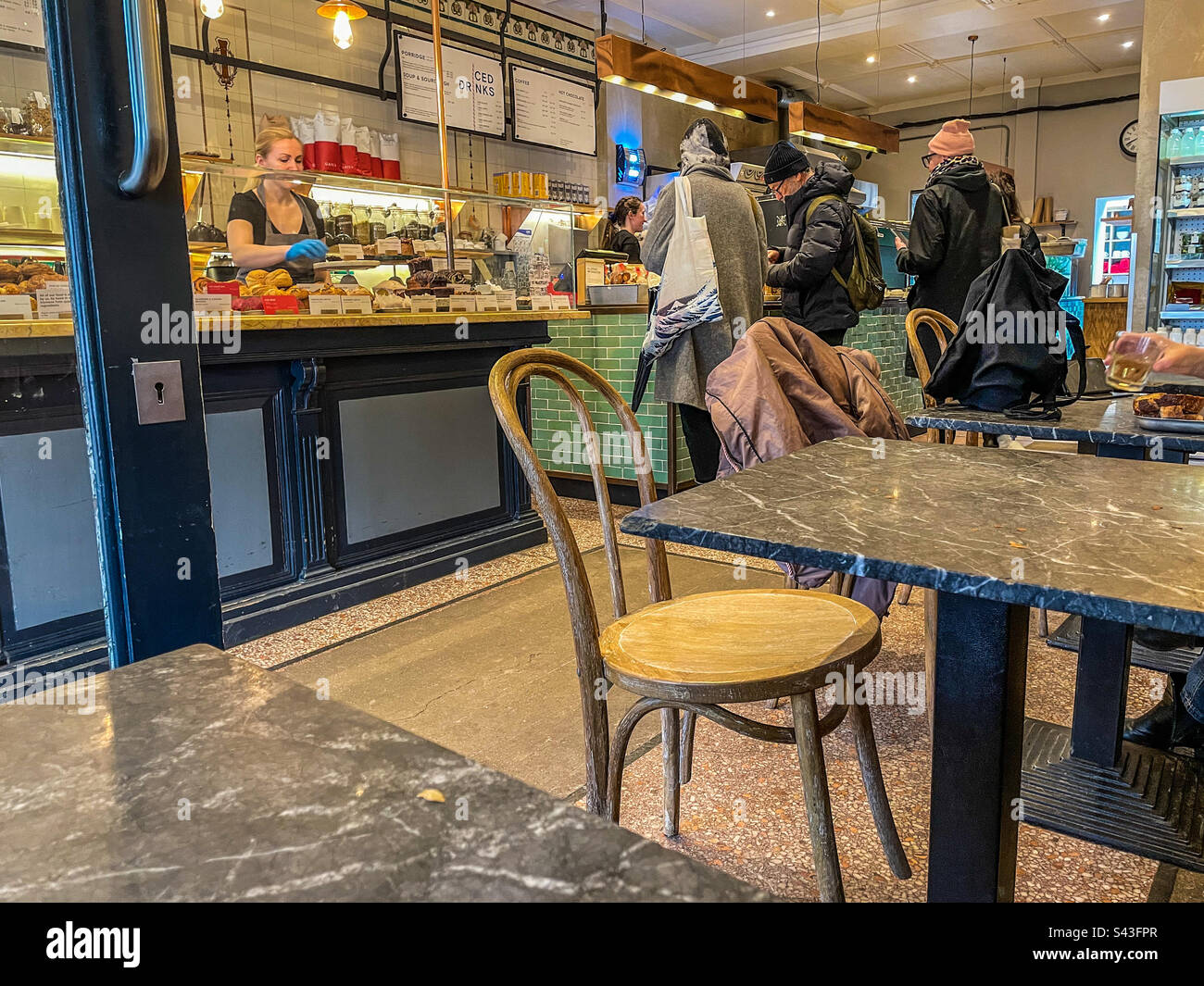 Suburban cafe, Highgate - Smartphone Captured Stock Image