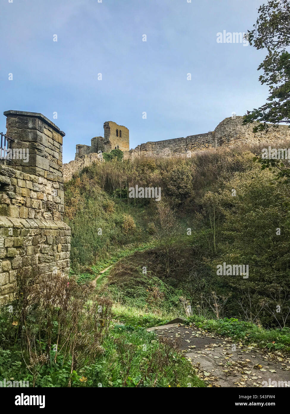 Scarborough castle - Smartphone Captured Stock Image