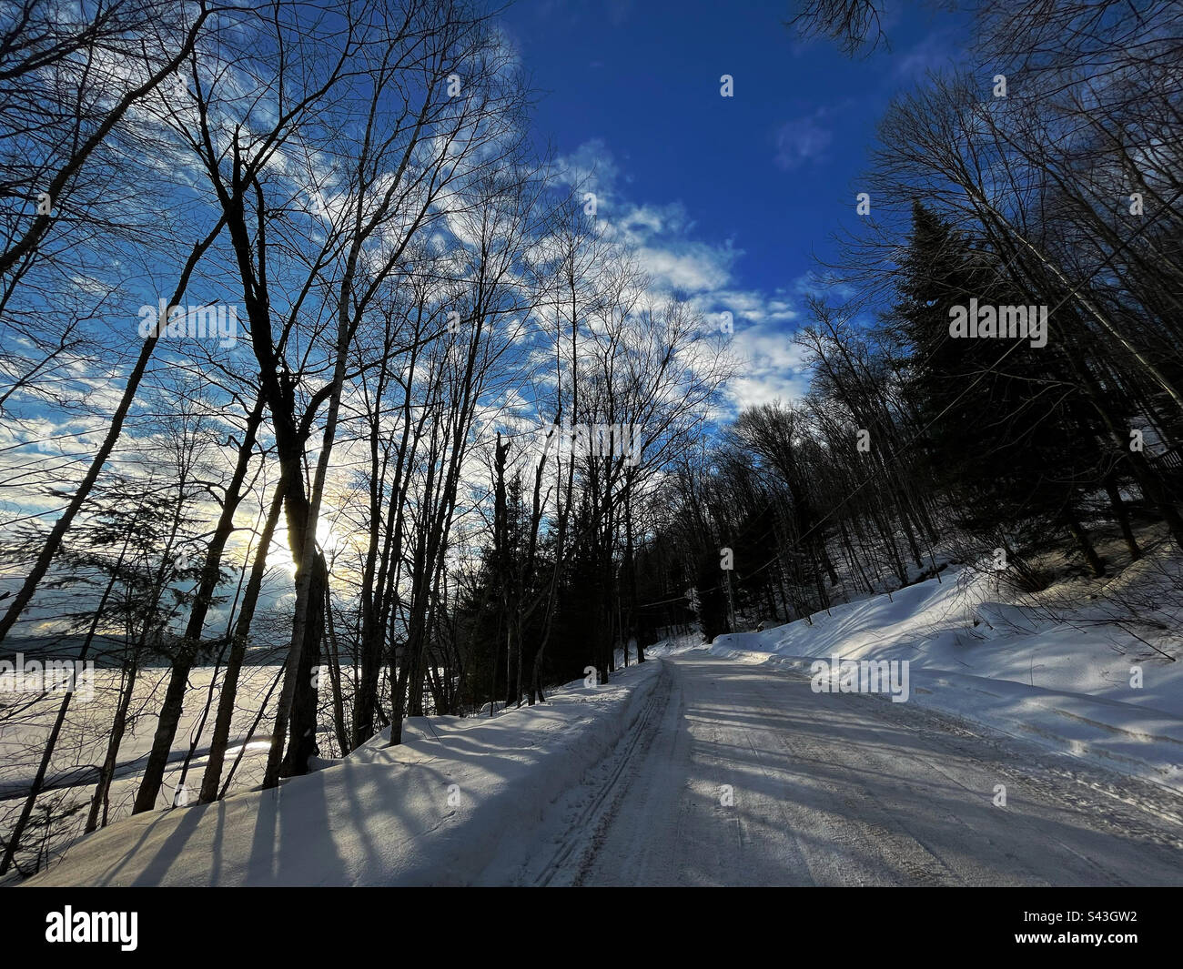Winter in the Haliburton Highlands, Ontario, Canada is amazing with the