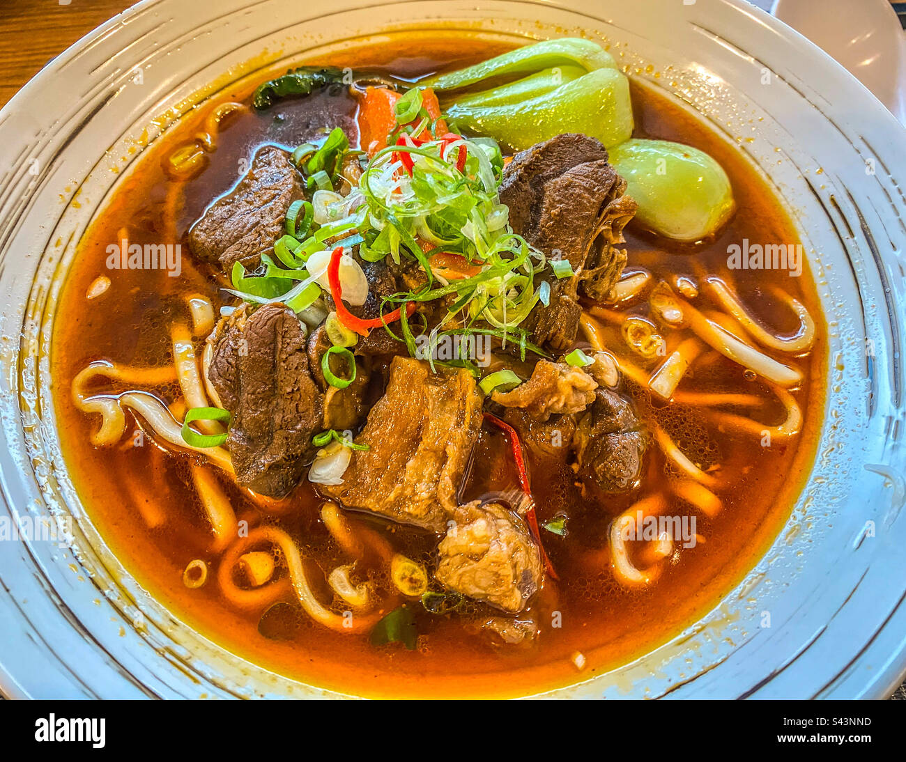 Taiwanese Beef Noodle Soup The Taiwanese beef noodle soup is a popular