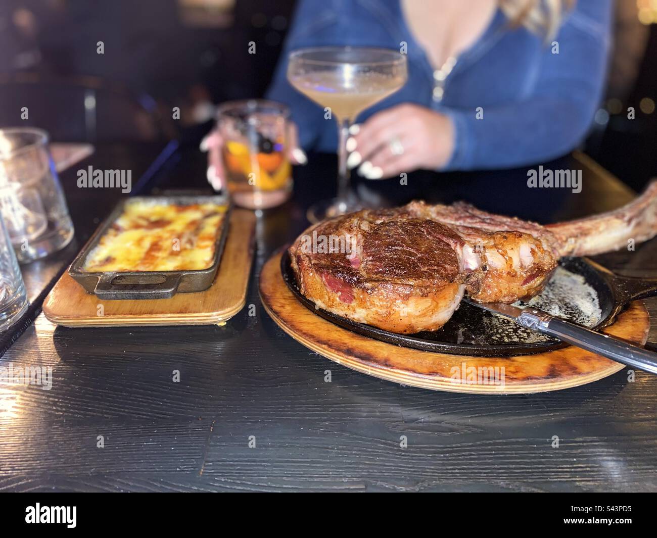 Tomahawk steak Stock Photo