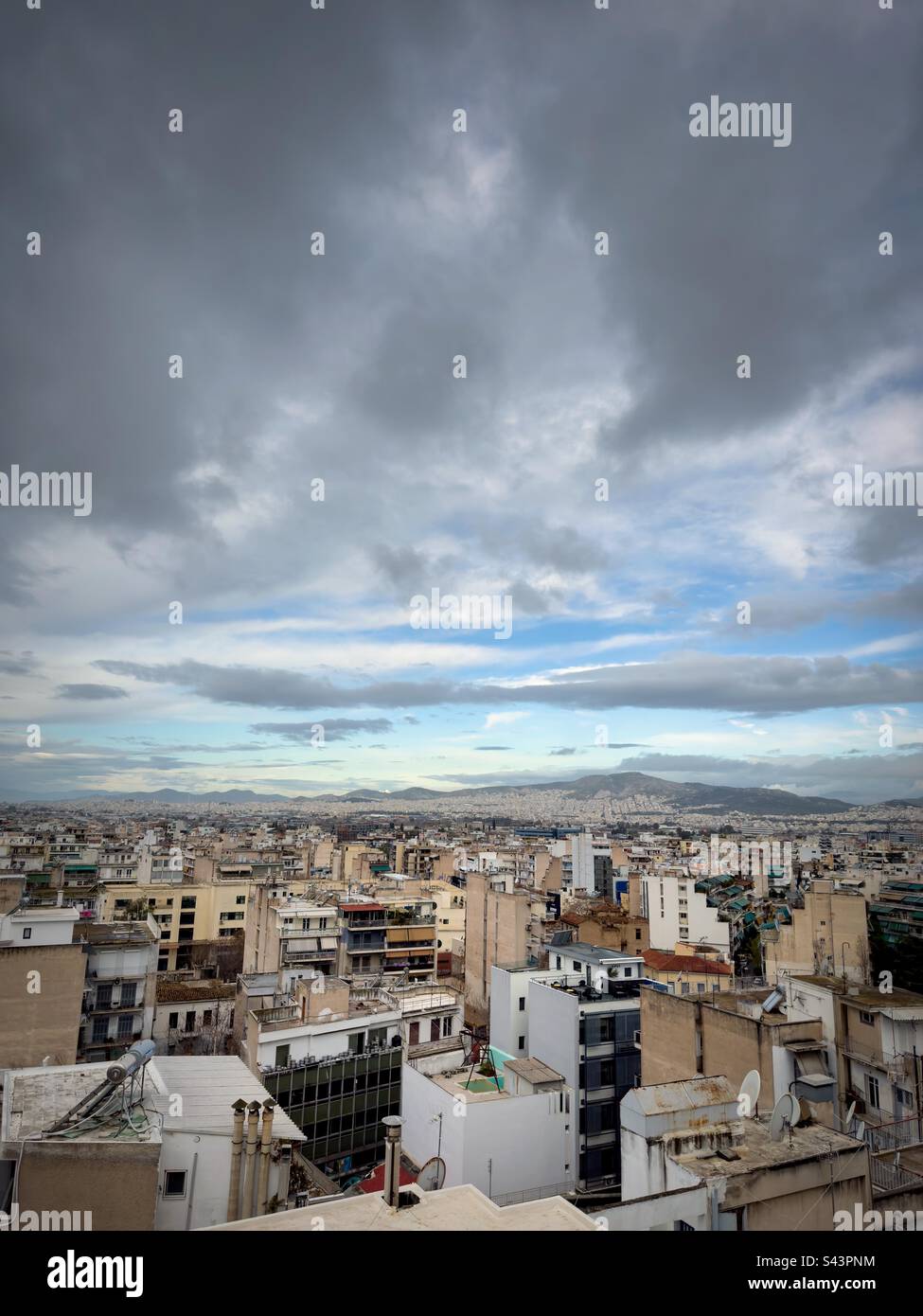 Rooftops of Athens, Greece Stock Photo - Alamy