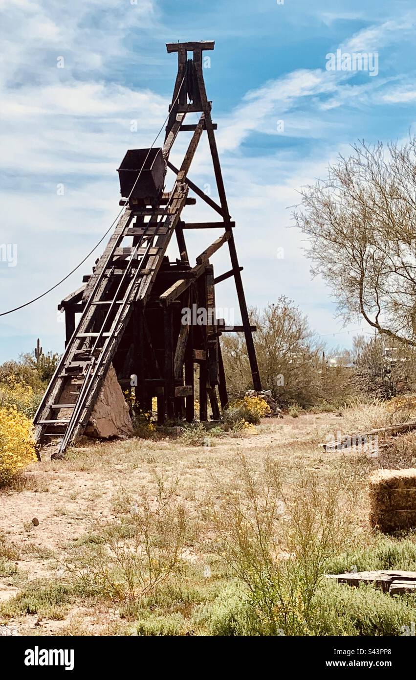 Old mining town Stock Photo Alamy