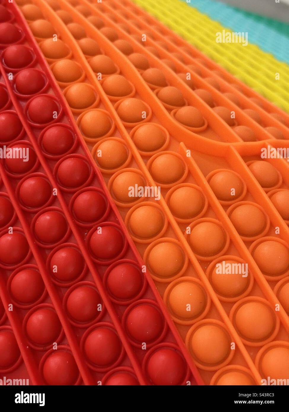 Abstract background of colorful circles and lines - Smartphone Captured Stock Image