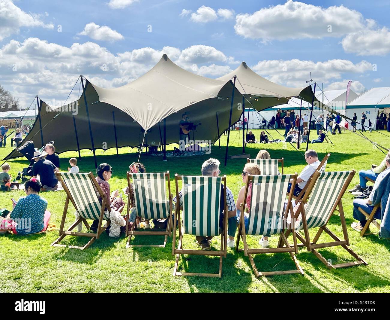 the April 2023 Weald of Kent county craft show at Penshurst Place Stock