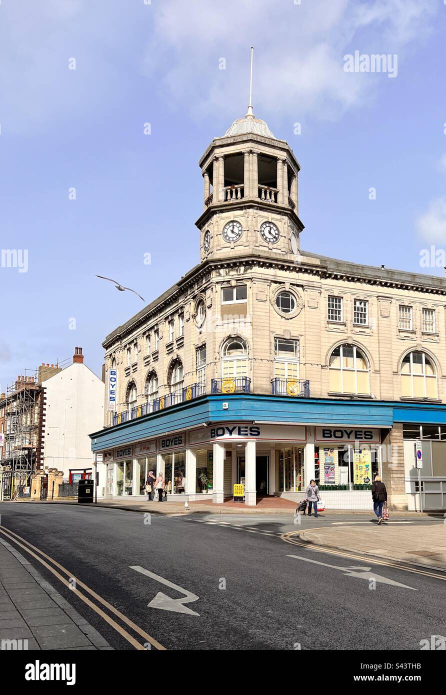 Department store in Scarborough, UK - Smartphone Captured Stock Image