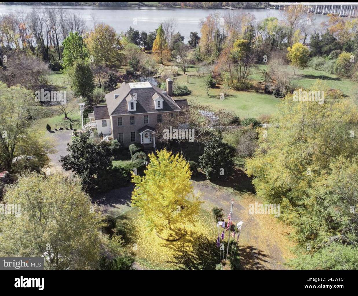 Rappahannock River House Stock Photo Alamy