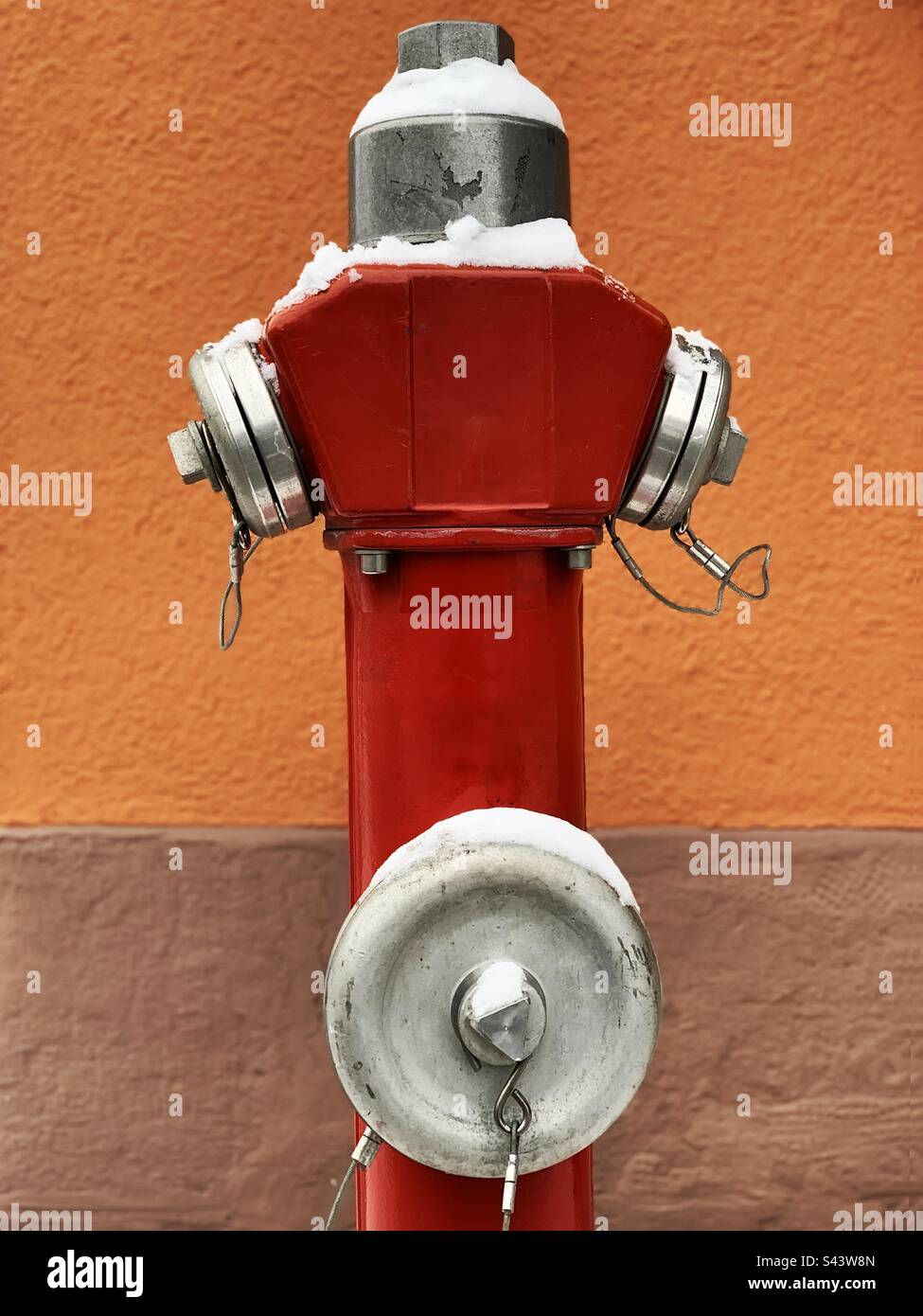 Red fire hydrant - Smartphone Captured Stock Image