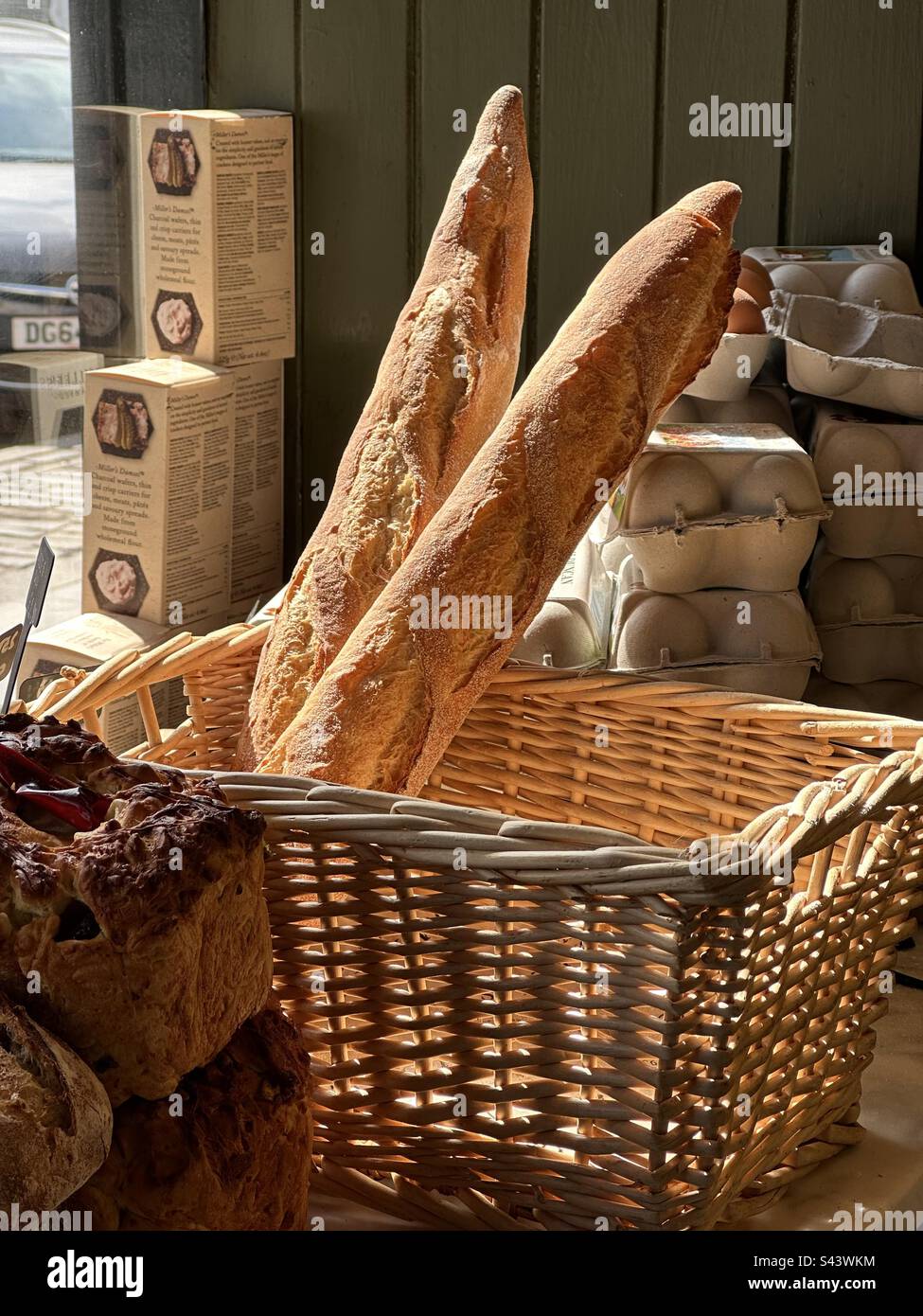 Freshly baked bread - Smartphone Captured Stock Image