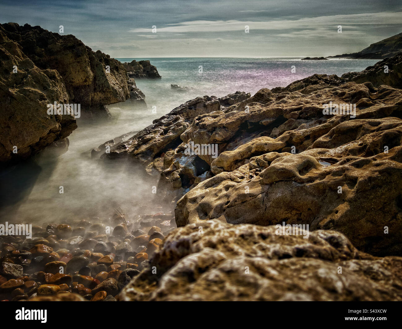 coastal-cove-long-exposure-stock-photo-alamy