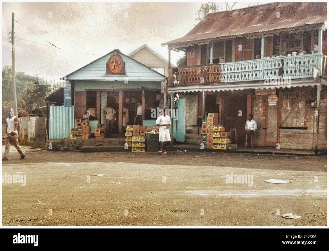 Rural Jamaica - Smartphone Captured Stock Image