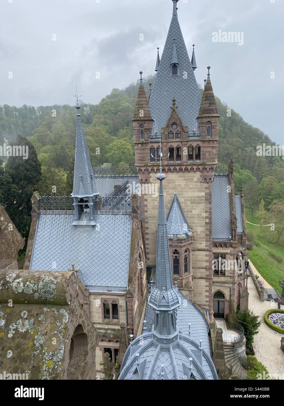 Schloss Drachenburg Stock Photo
