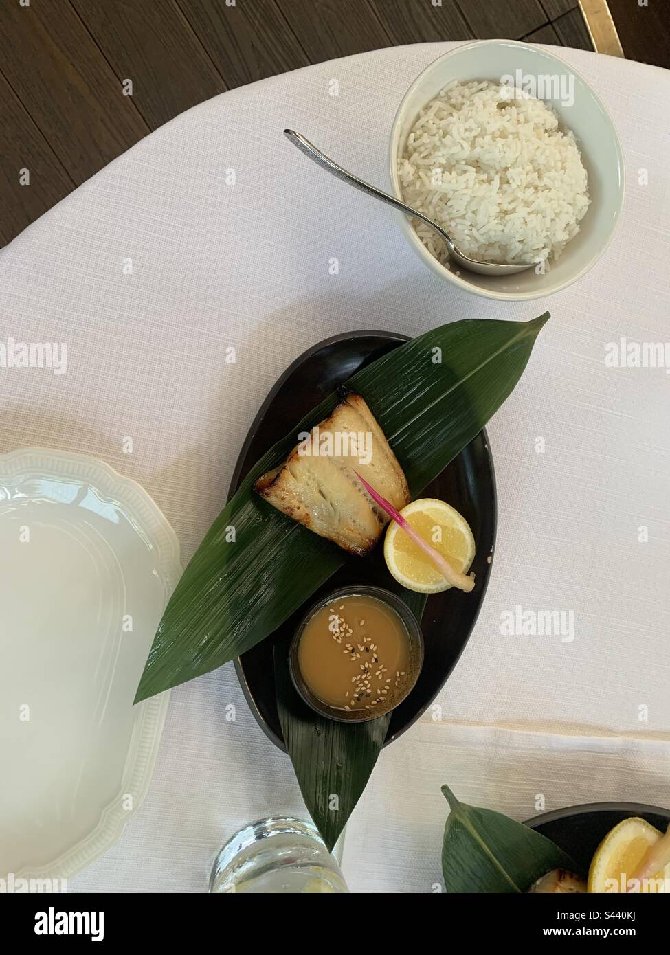 Cod in green sauce smartphone stock photos and images - Alamy