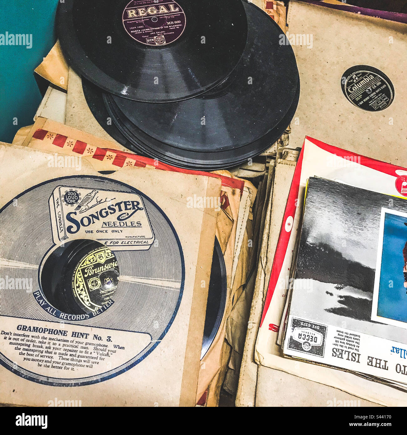 Junk shop treasures - Smartphone Captured Stock Image