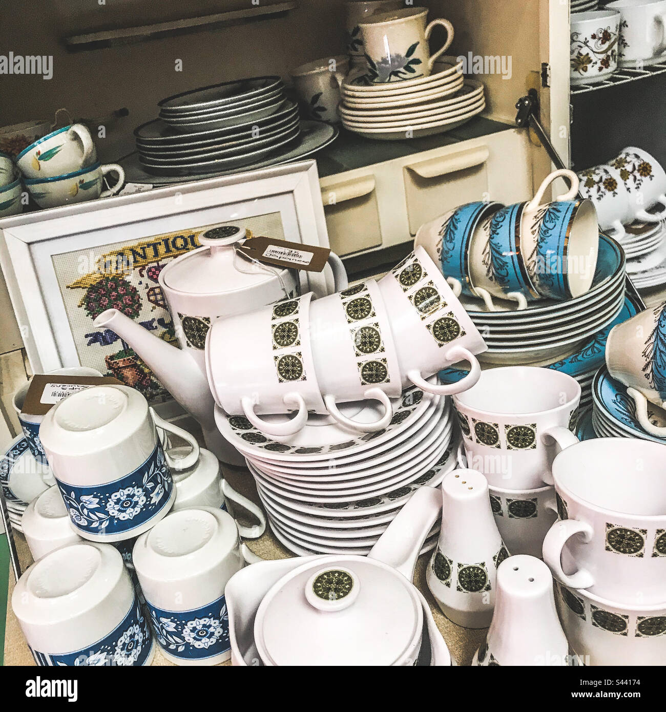 Junk shop treasures - Smartphone Captured Stock Image