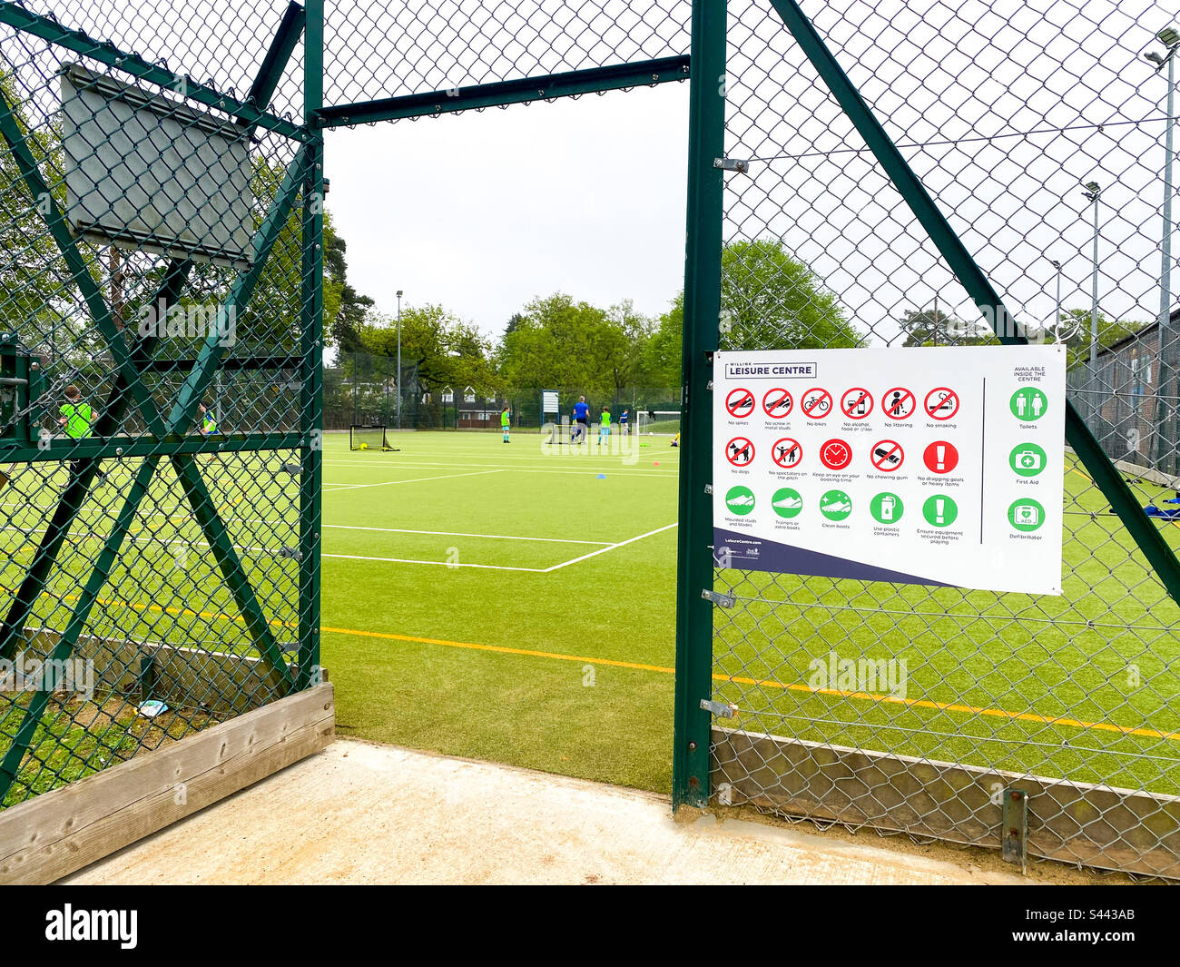 Football sales training pitch