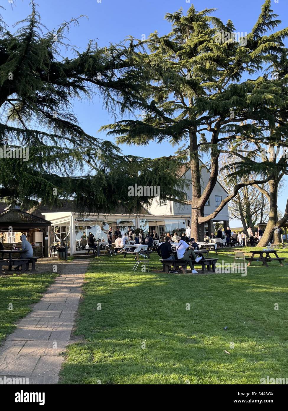 Woodland pub in Epping Forest Stock Photo Alamy