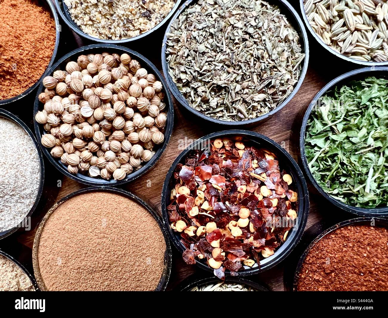 Herbs and spices Stock Photo