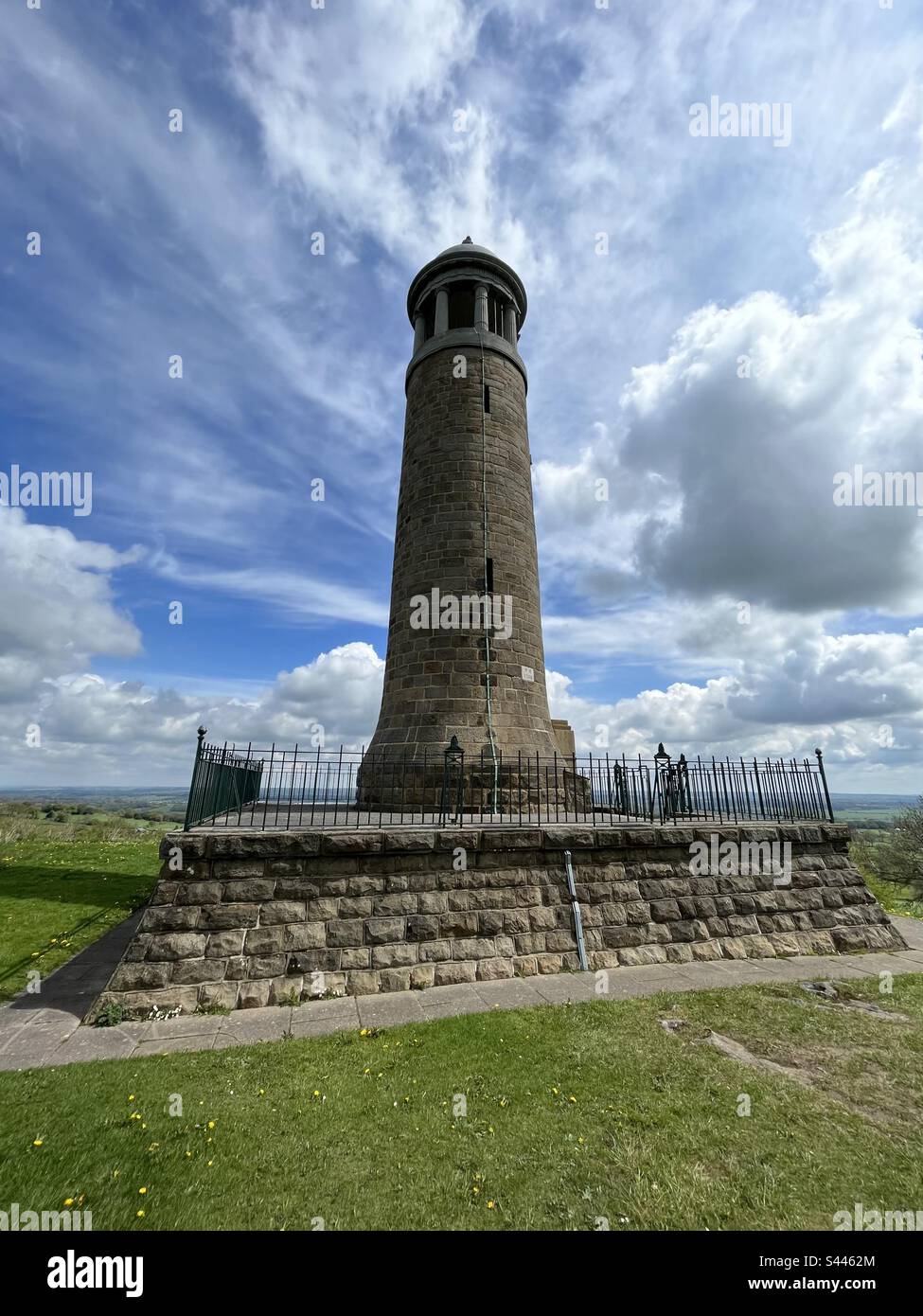 Crich War Memorial Stand, Derbyshire Stock Photo