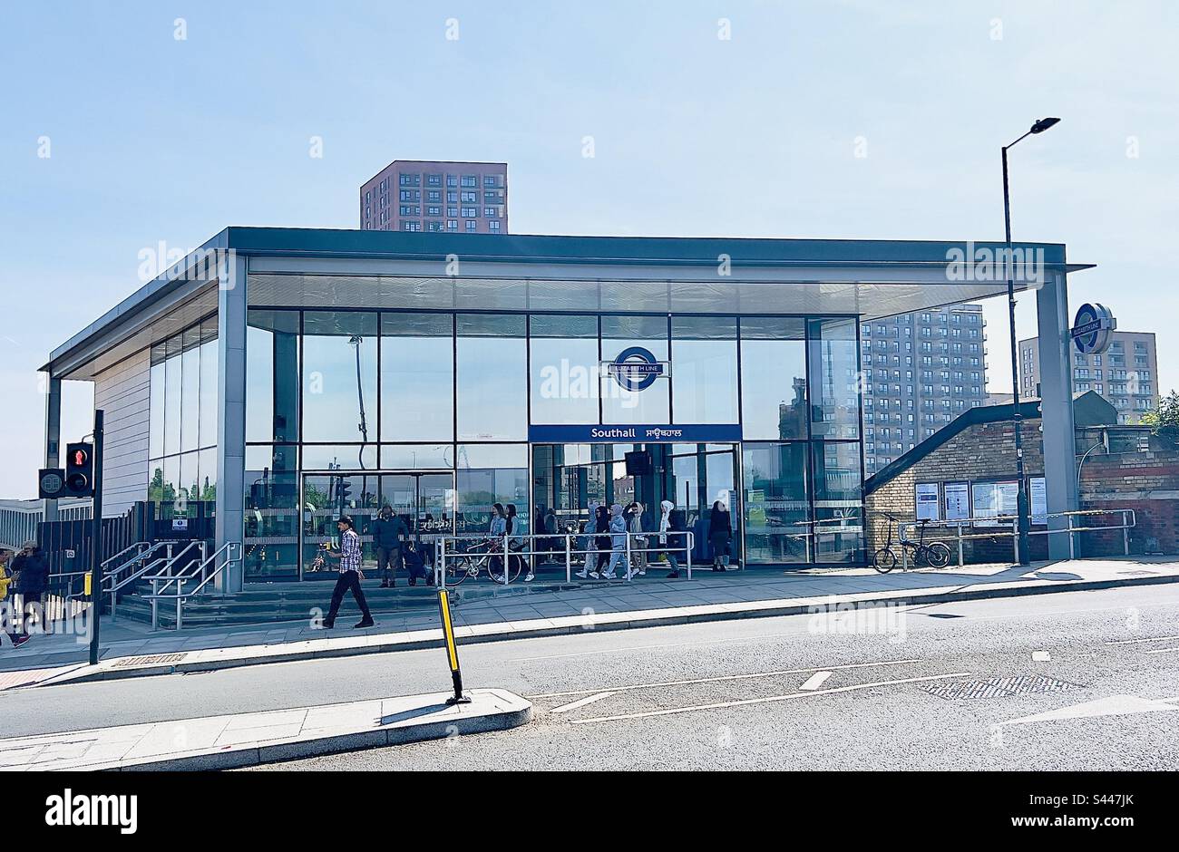 Southall London transport Elizabeth Line train station UK West London