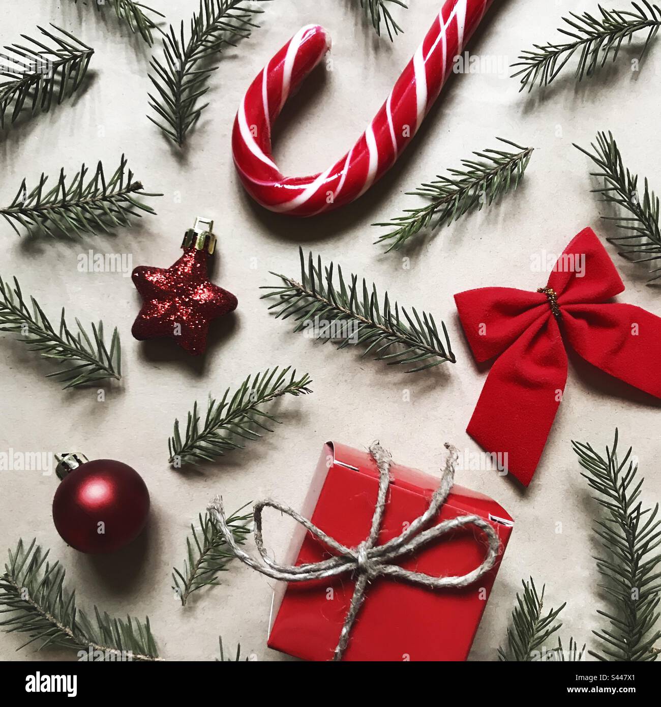 Christmas pattern - Smartphone Captured Stock Image