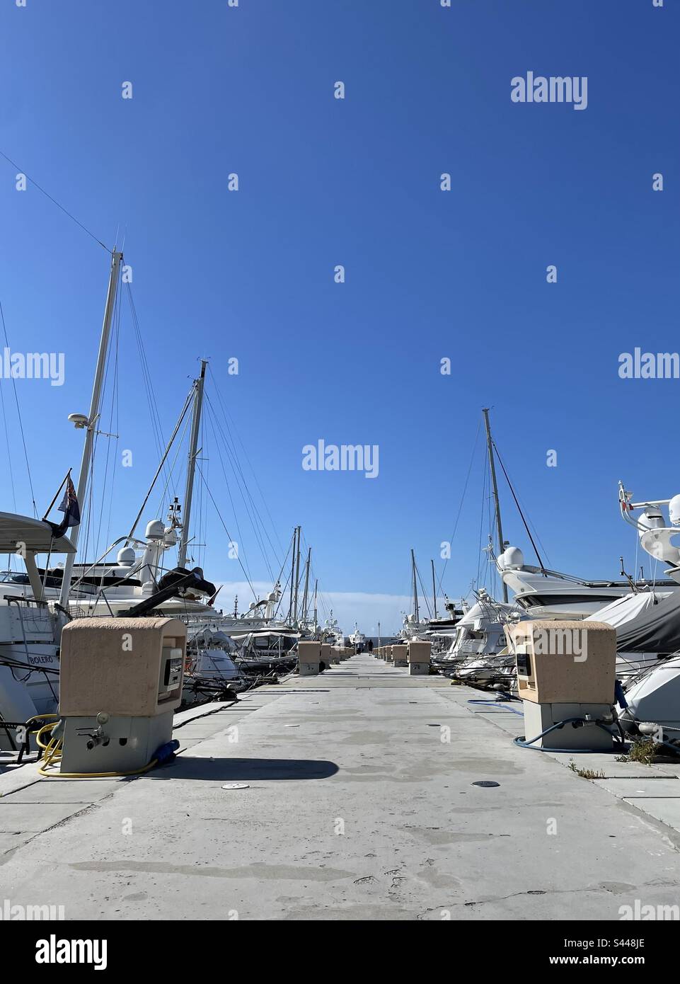 Port of Sanremo Stock Photo