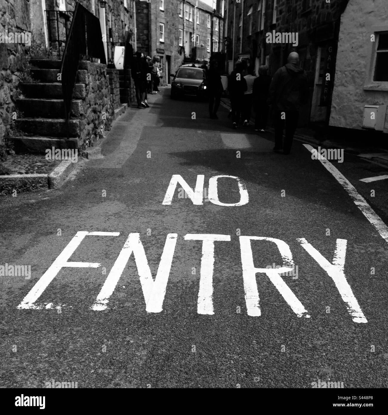No entry street hires stock photography and images Alamy