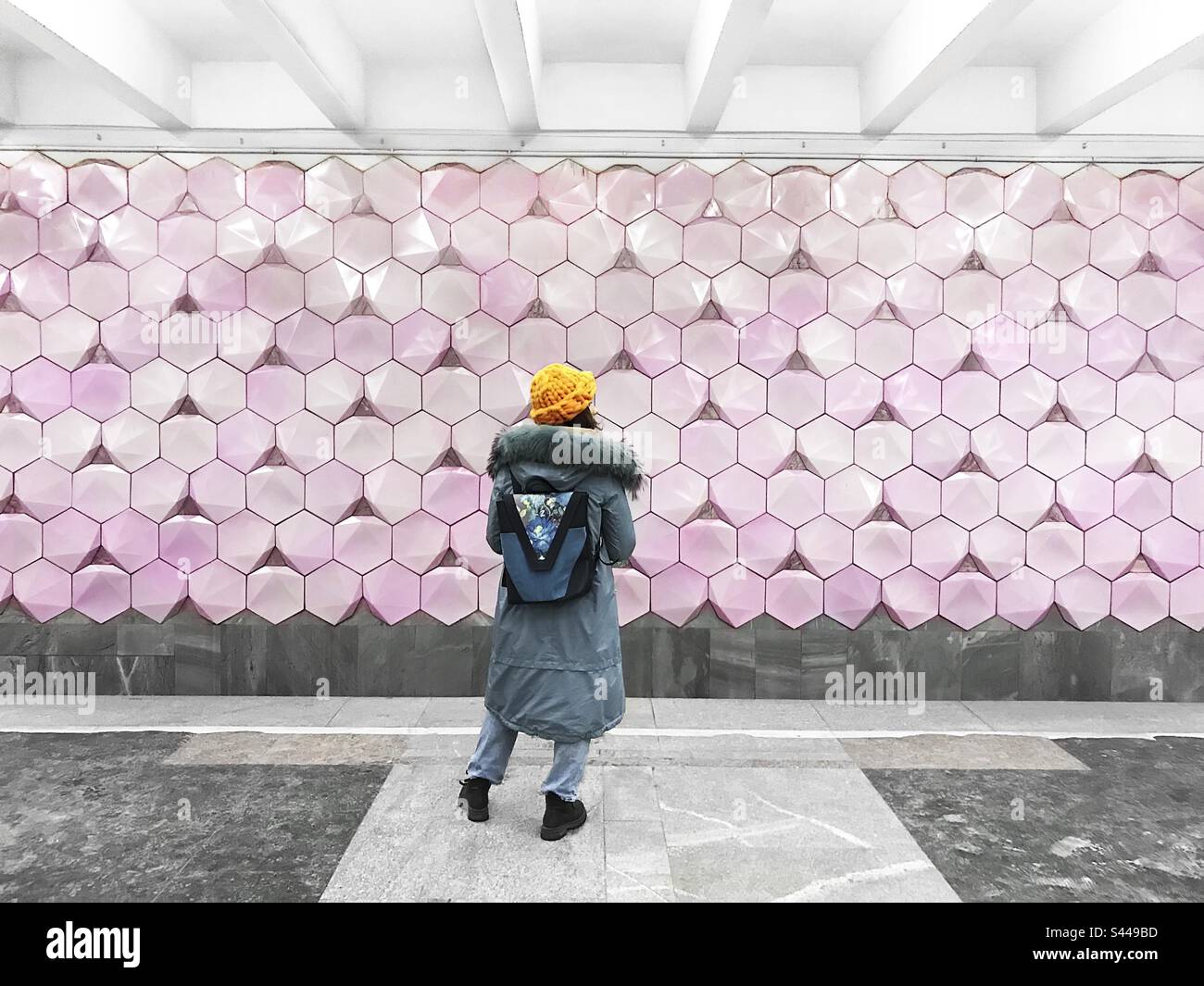 Abstract geometric pattern - Smartphone Captured Stock Image