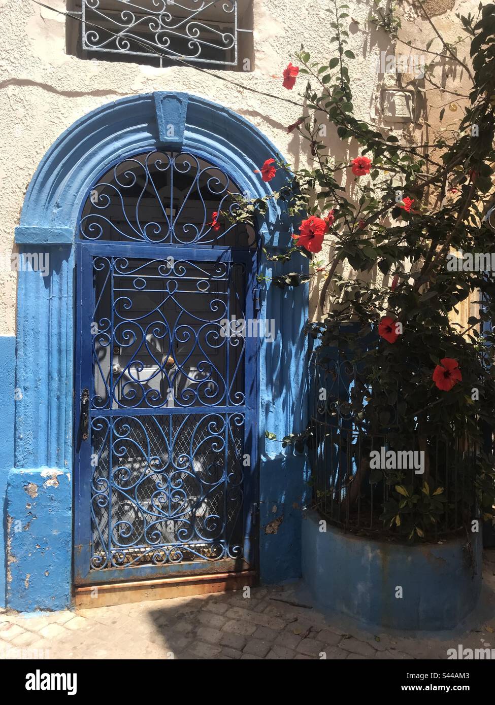 Old door in El Jadida Stock Photo
