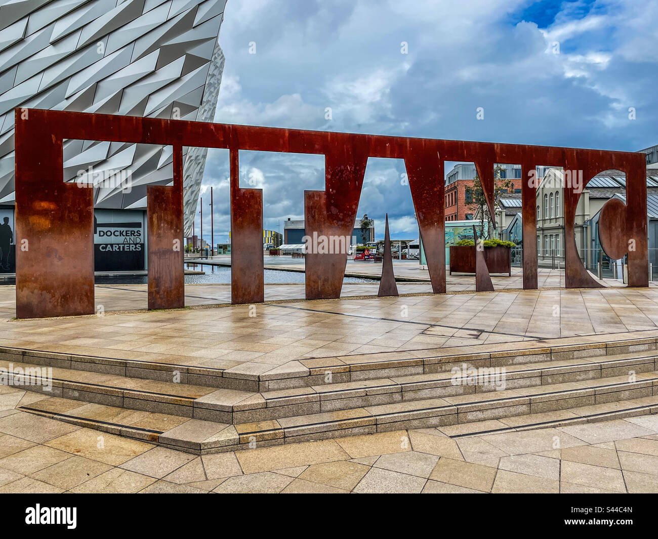 Titanic museum, Belfast Stock Photo