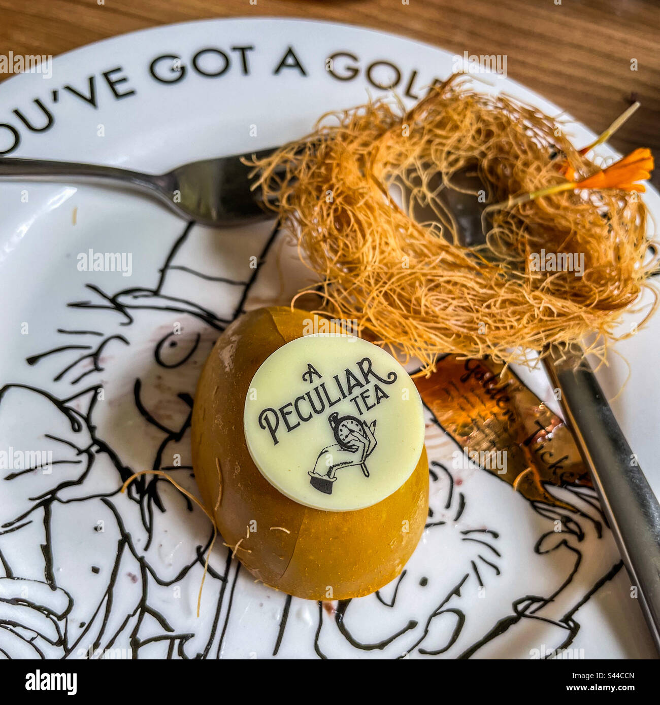 Sweet, afternoon tea - Smartphone Captured Stock Image