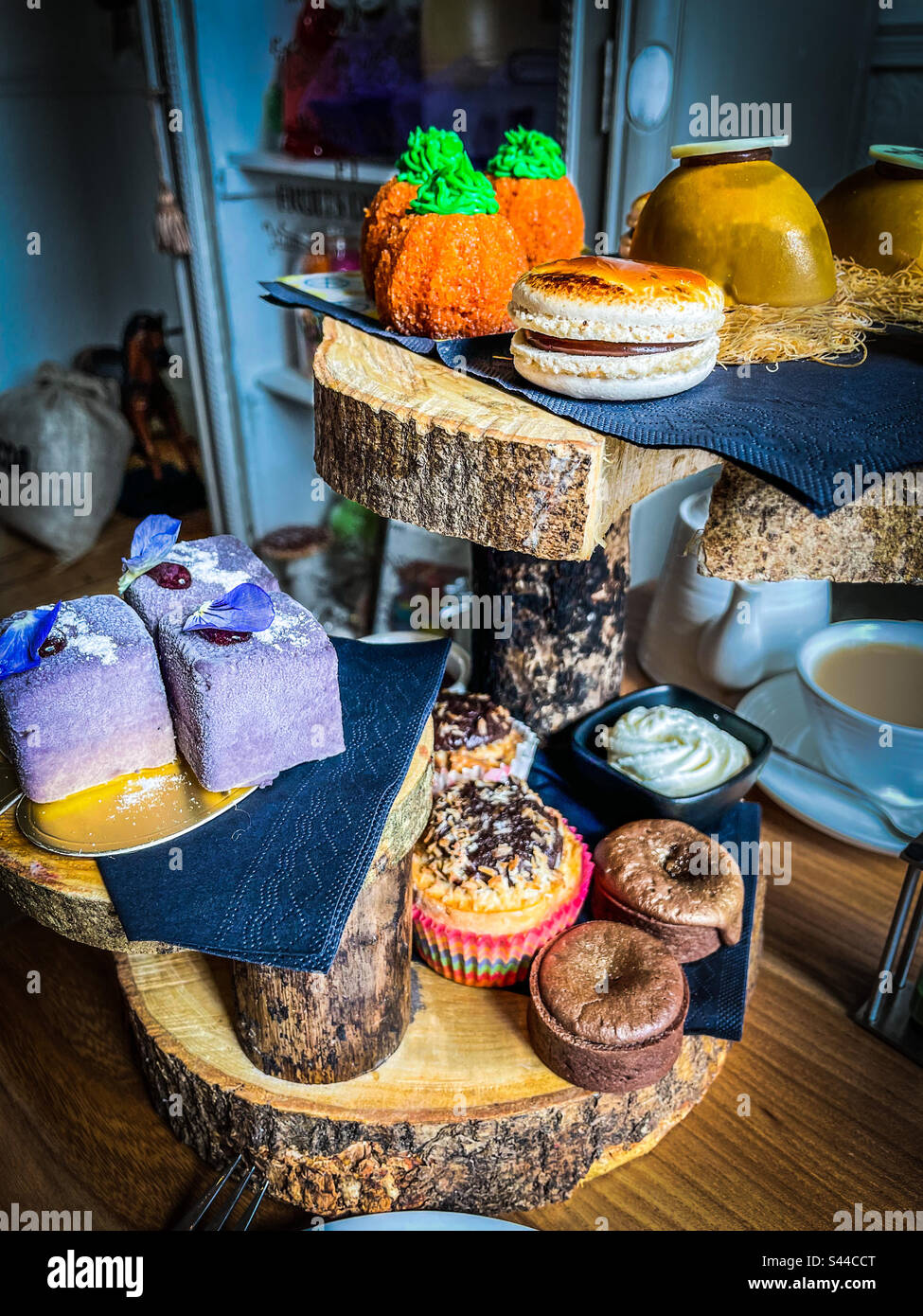 Desserts, afternoon tea - Smartphone Captured Stock Image