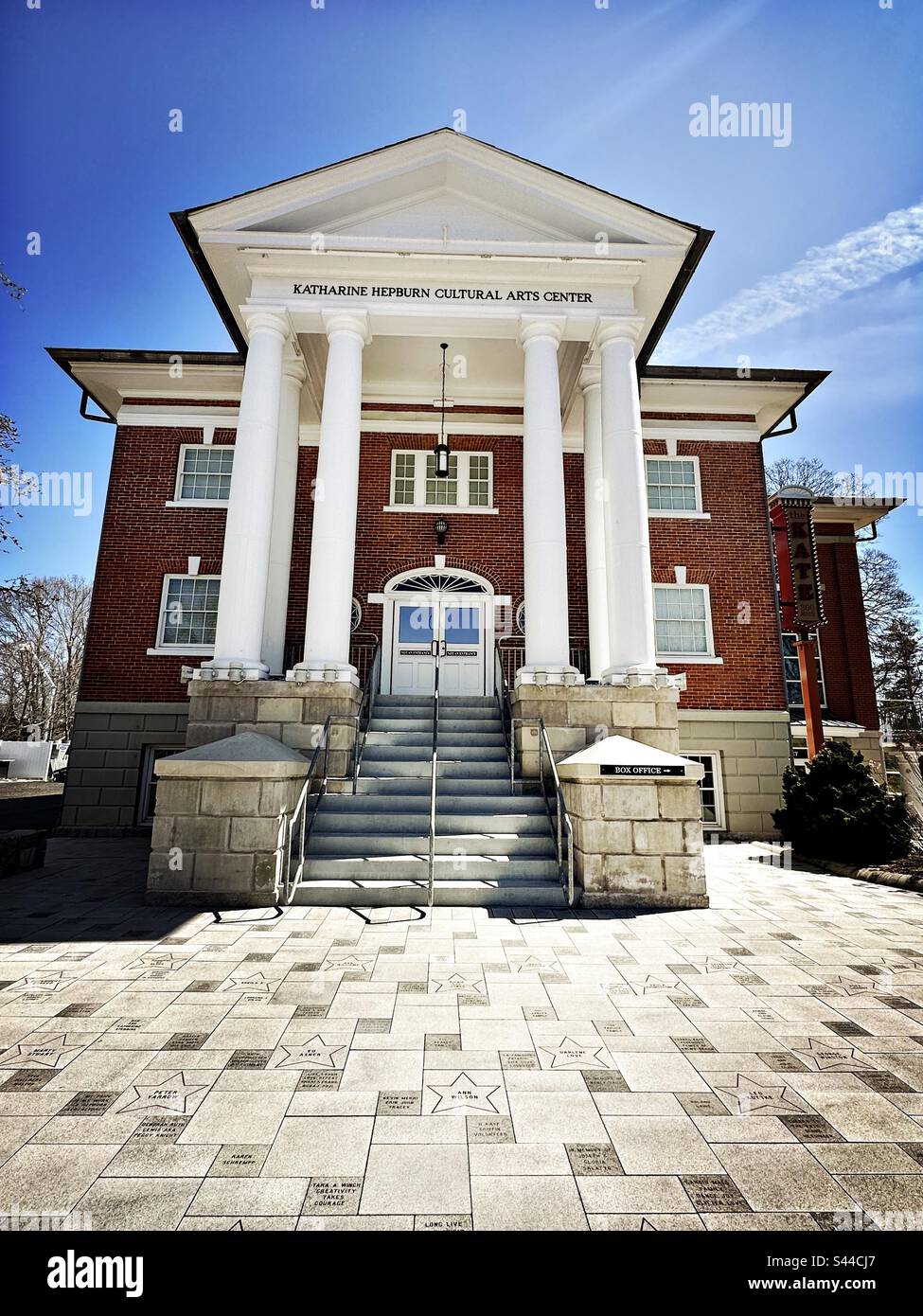 Old Saybrook, Connecticut, USA Exterior of the front of the Katharine