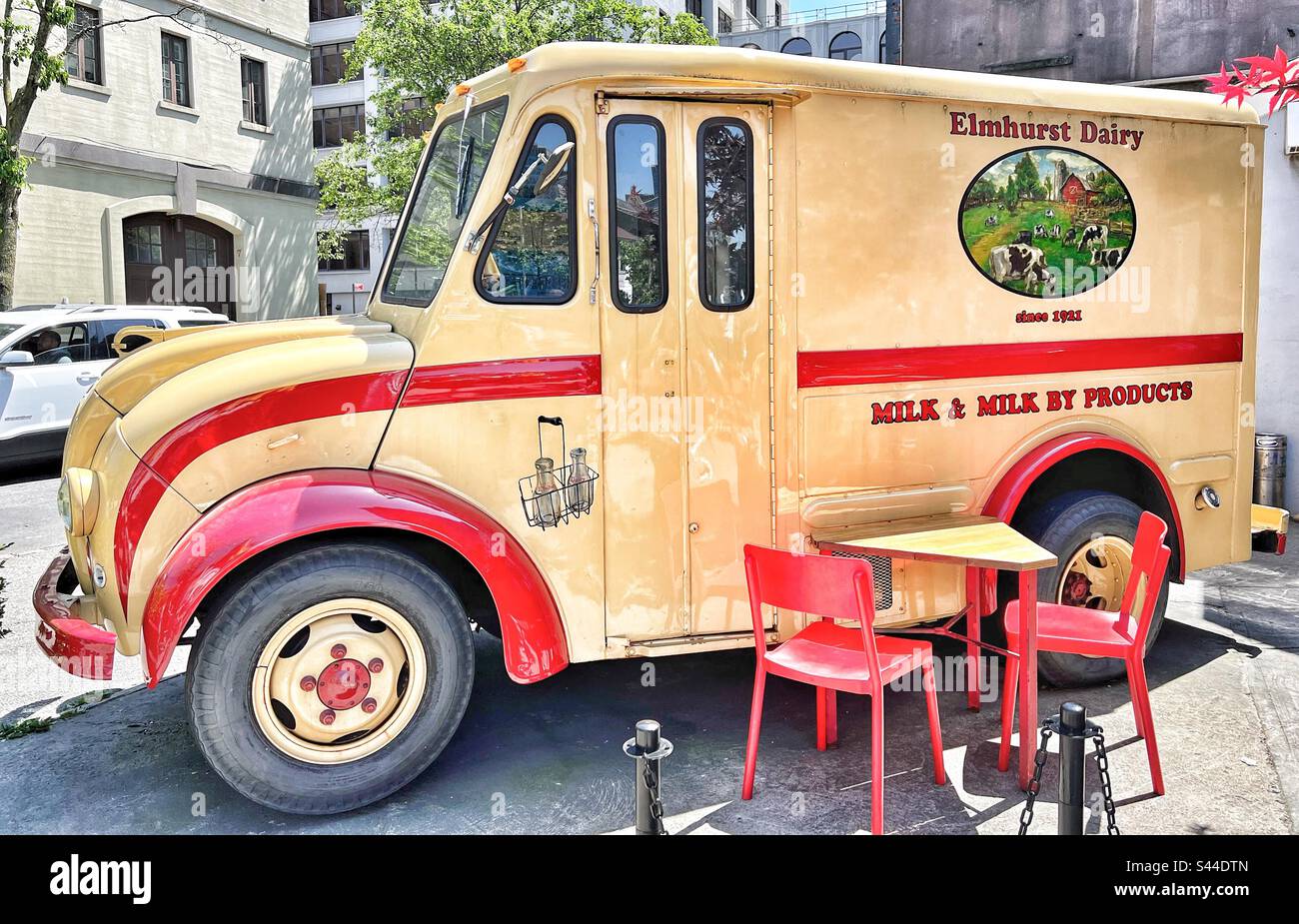 Dairy Van - Smartphone Captured Stock Image