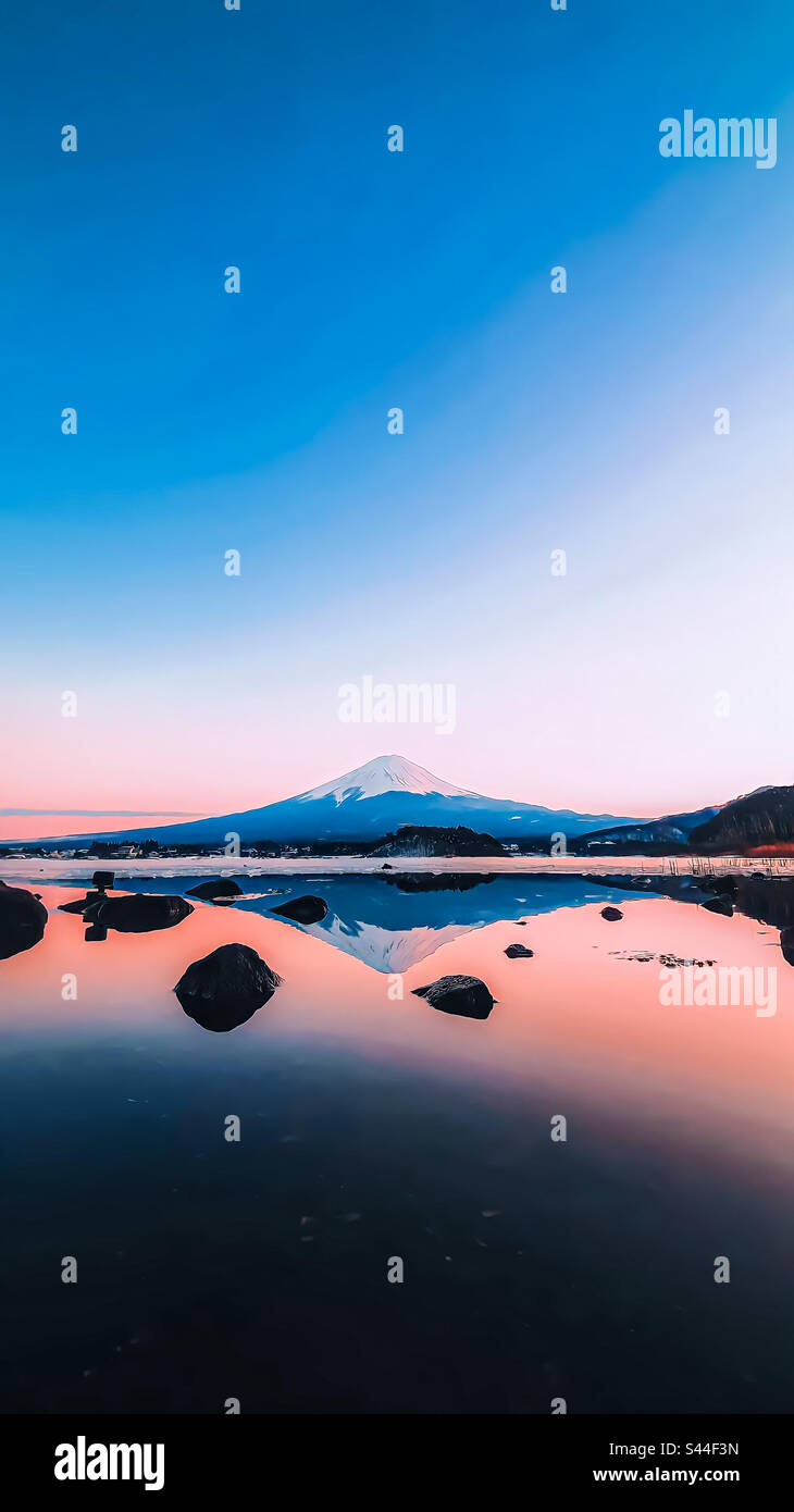 Fuji mountain Stock Photo