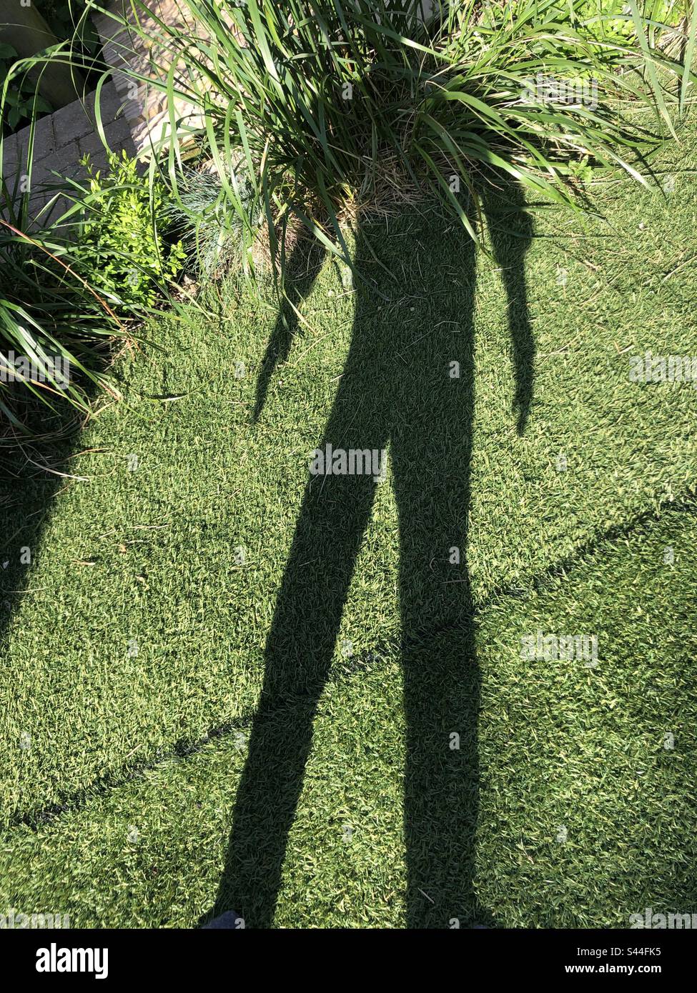 Shadow of a kid - Smartphone Captured Stock Image