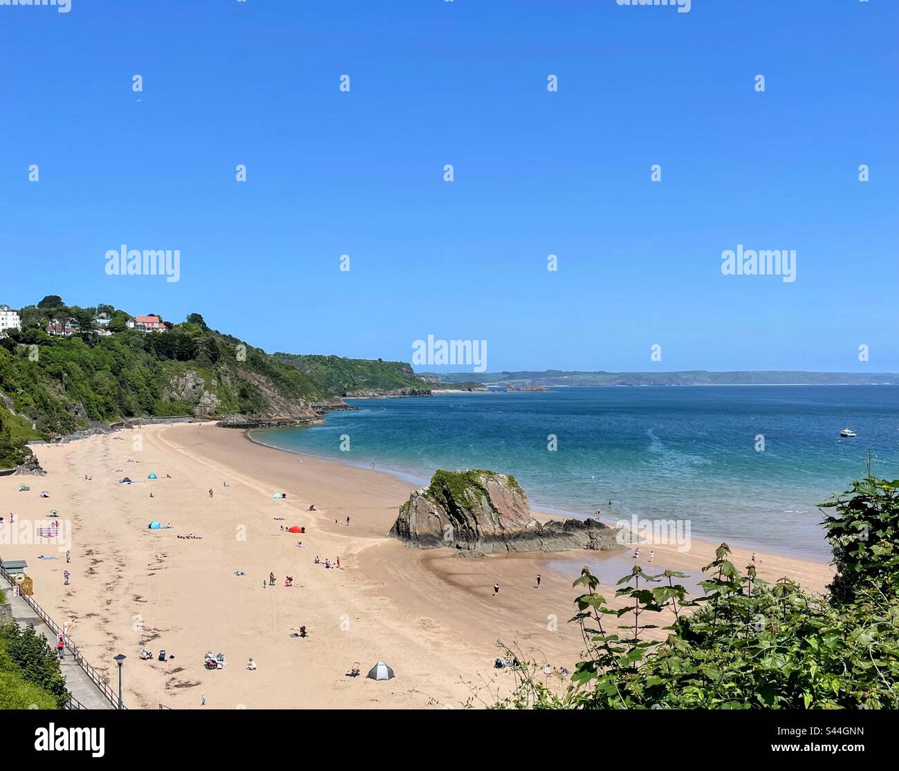 Tenby North Beach - Smartphone Captured Stock Image