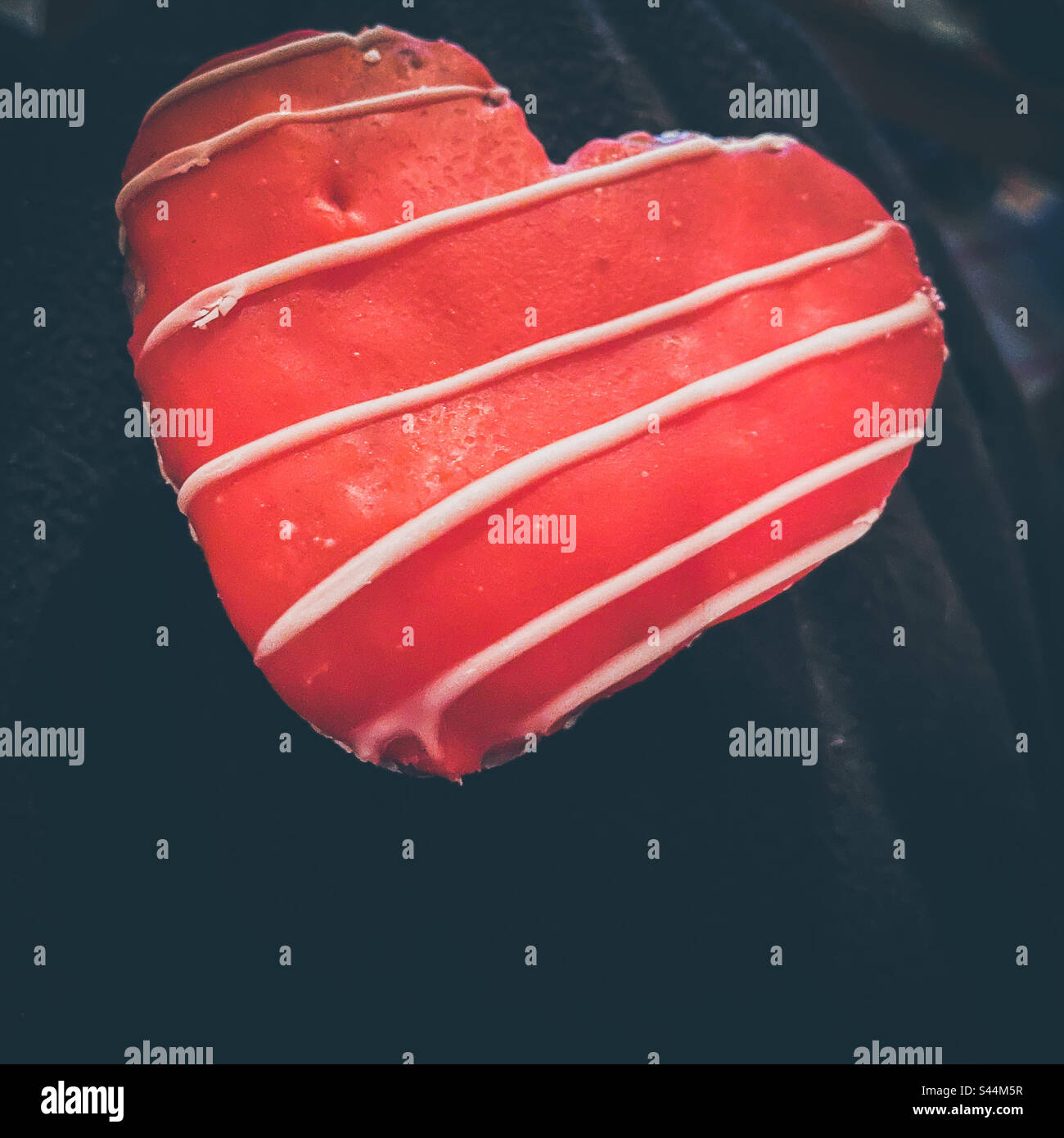 Biscuit heart - Smartphone Captured Stock Image